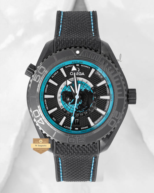 Latest Collection All Black Case With Dial & Structured Rubber Strap
