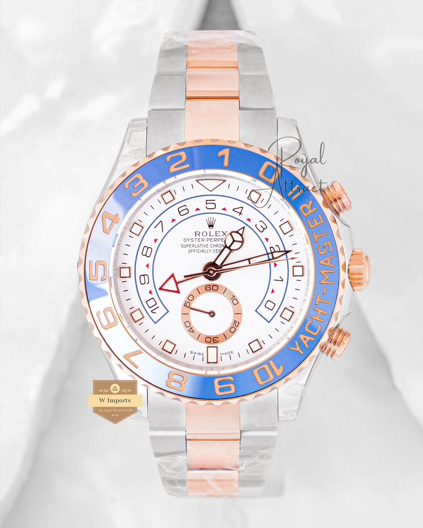 Premium Collection Gmt Two Tone White Dial Automatic Watch Clean Factory