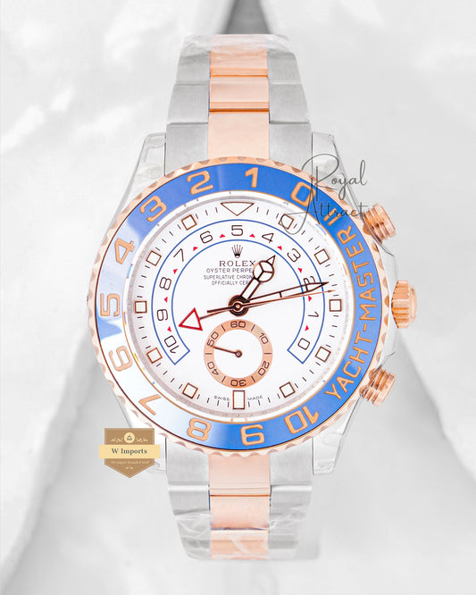 Premium Collection Gmt Two Tone White Dial Automatic Watch Clean Factory