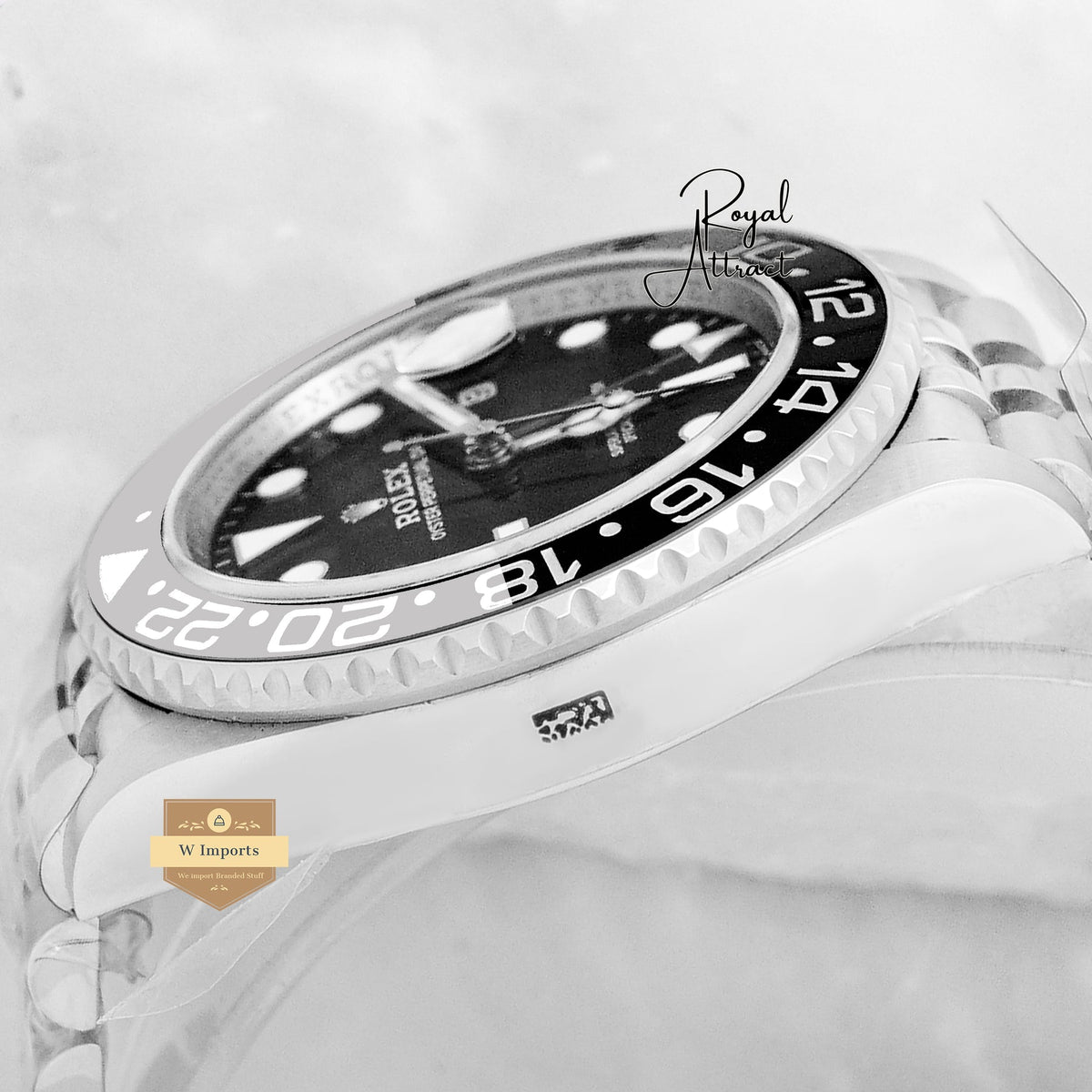 Latest Collection Bwayne Silver Premium Gmt Clean Made Automatic Watch