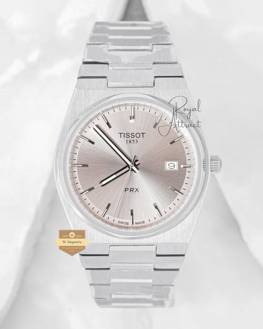 Latest Collection Premium Prx Silver With Gray Dial Stainless Steel Quartz Watch