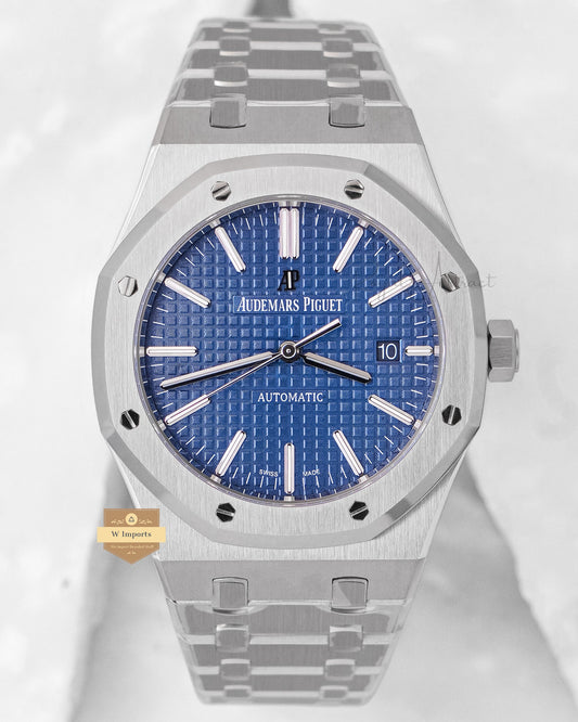 Latest Collection Silver Premium With Blue Dial PPF Made Automatic Watch