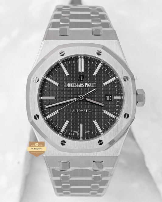 Latest Collection Silver Premium With Black Dial PPF Made Automatic Watch