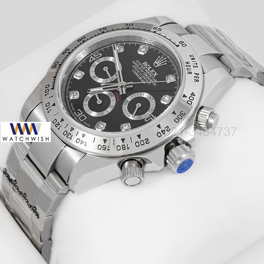 NEW COLLECTION CHRONOGRAPH 40 SILVER WITH BLACK DIAL ZR FACTORY