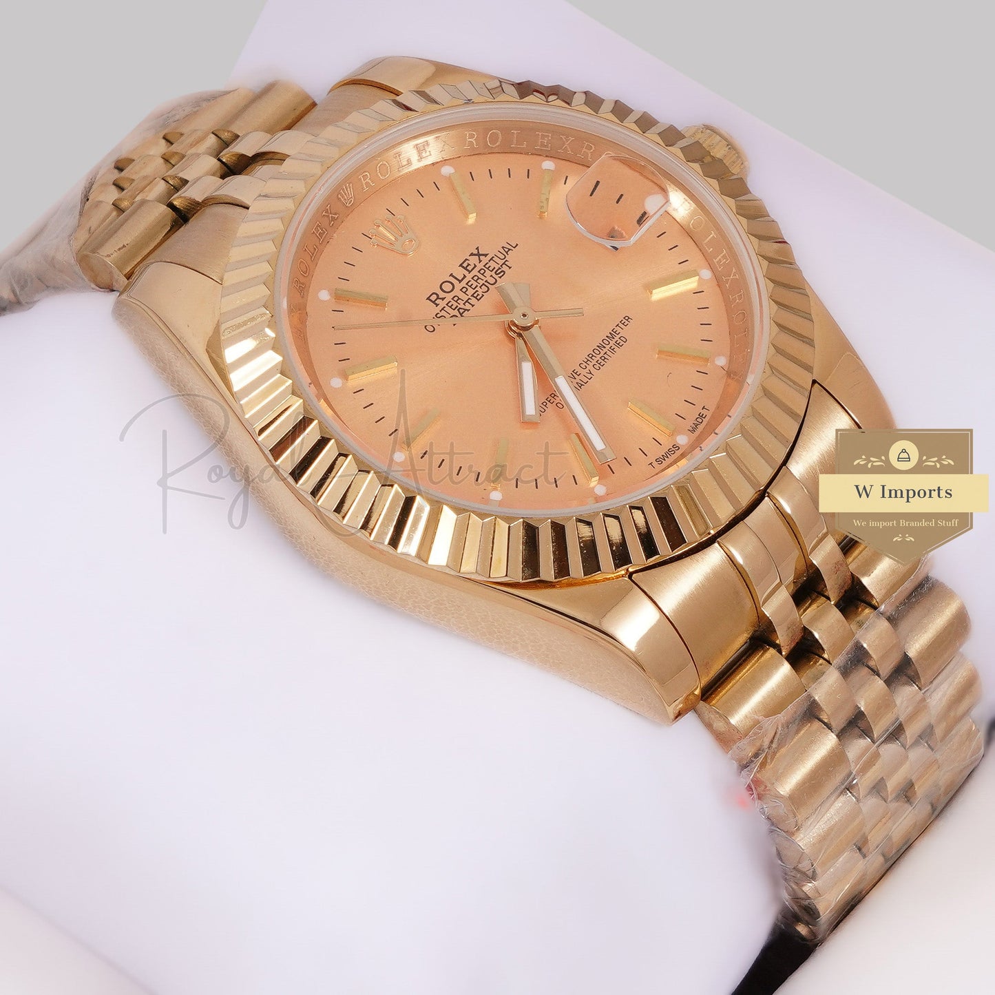 LATEST COLLECTION 36 ALL YELLOW GOLD WITH DIAL AUTOMATIC WATCH ZR FACTORY