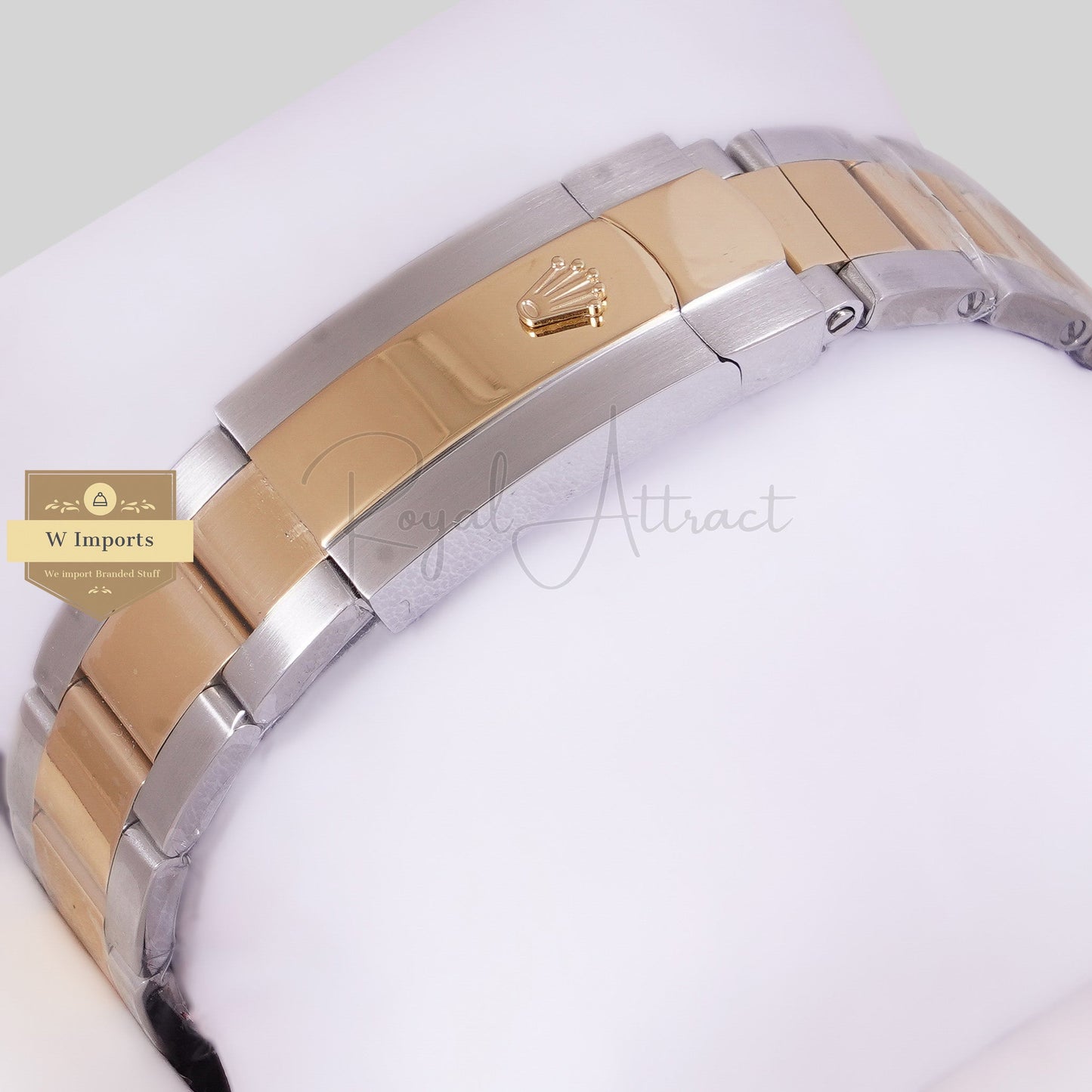 LATEST COLLECTION 41 TWO TONE YELLOW GOLD WITH DIAL STONE INDEX AUTOMATIC WATCH ZR FACTORY