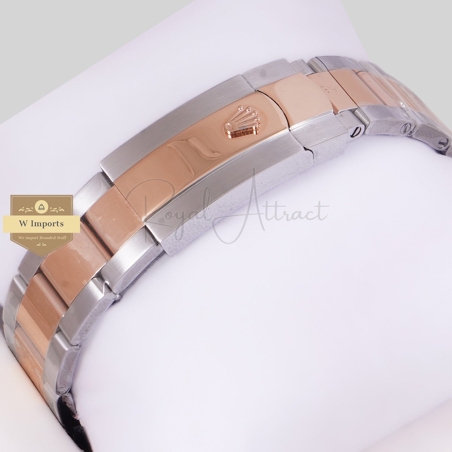 LATEST COLLECTION 41 TWO TONE ROSE GOLD WITH GREY DIAL AUTOMATIC WATCH ZR FACTORY