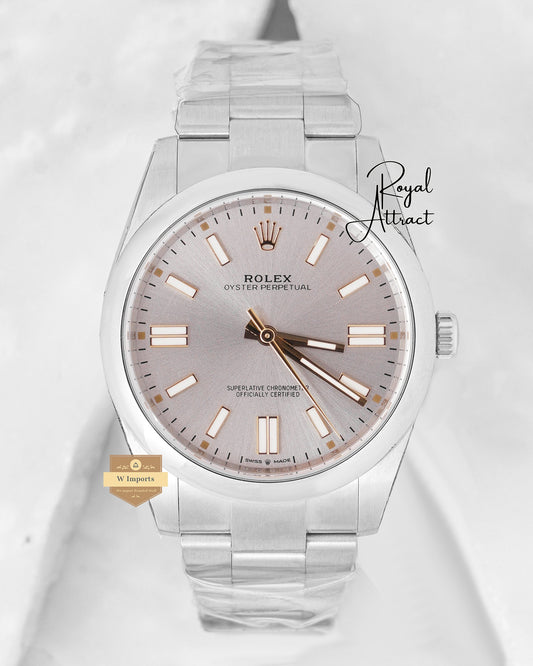 Latest Collection 41 Silver With Gray Dial Automatic Watch BP Made