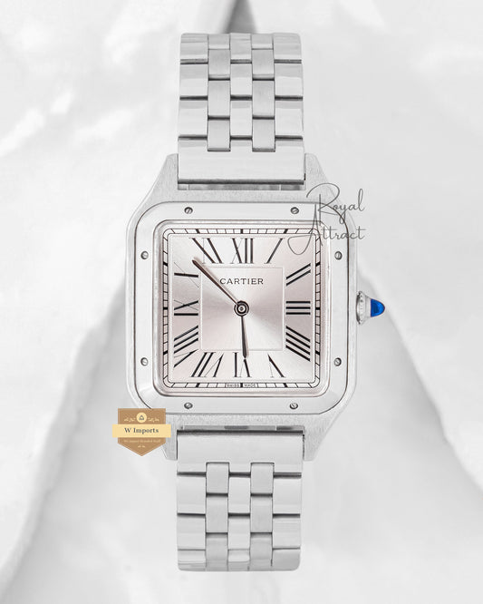 Latest Collection Silver With Gray Dial Chain Watch