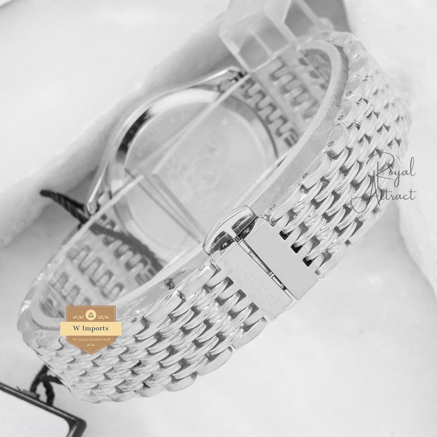 Latest Collection All Silver With Silver Bee Dial Ladies Watch