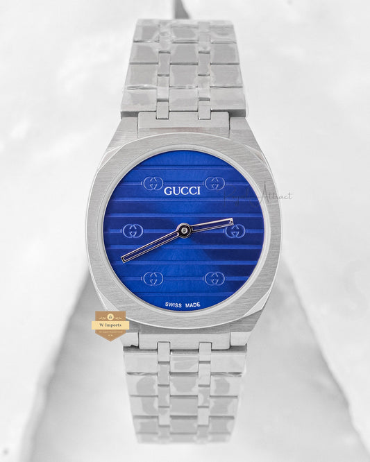 LATEST COLLECTION SILVER WITH BLUE DIAL LADIES WATCH