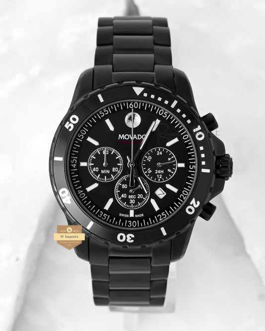Latest Collection Chronograph All Black With Dial Chain Watch