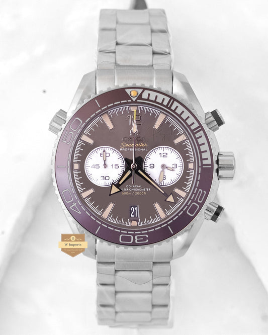 Latest Collection Chronograph Silver With Gray Dial And Bezel Chain Watch