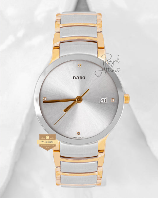 Latest Collection Two Tone Yellow Gold With Silver Dial Automatic Watch