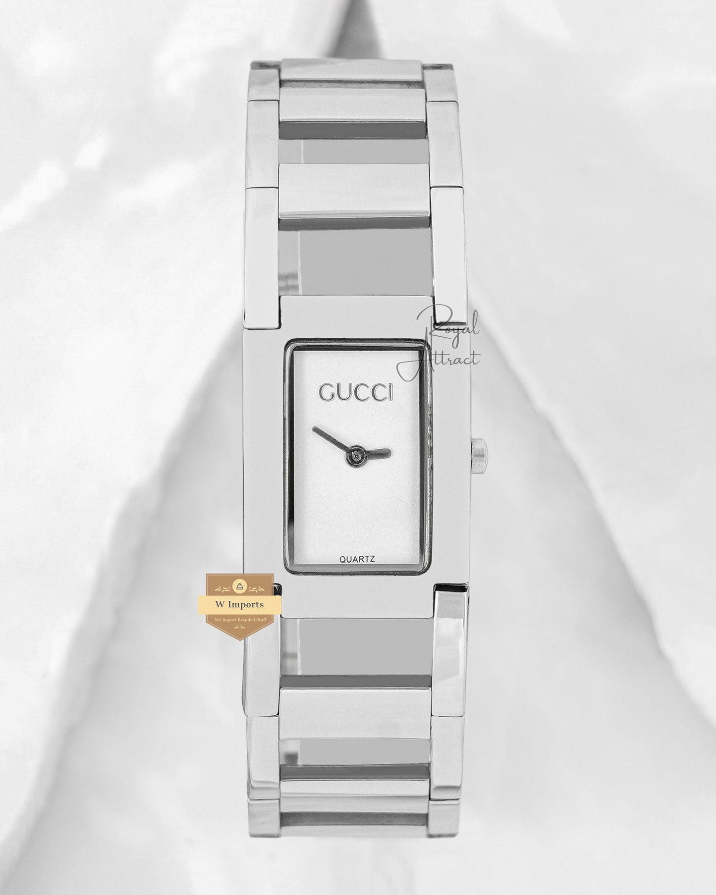 Latest Collection Silver With White Dial Ladies Watch