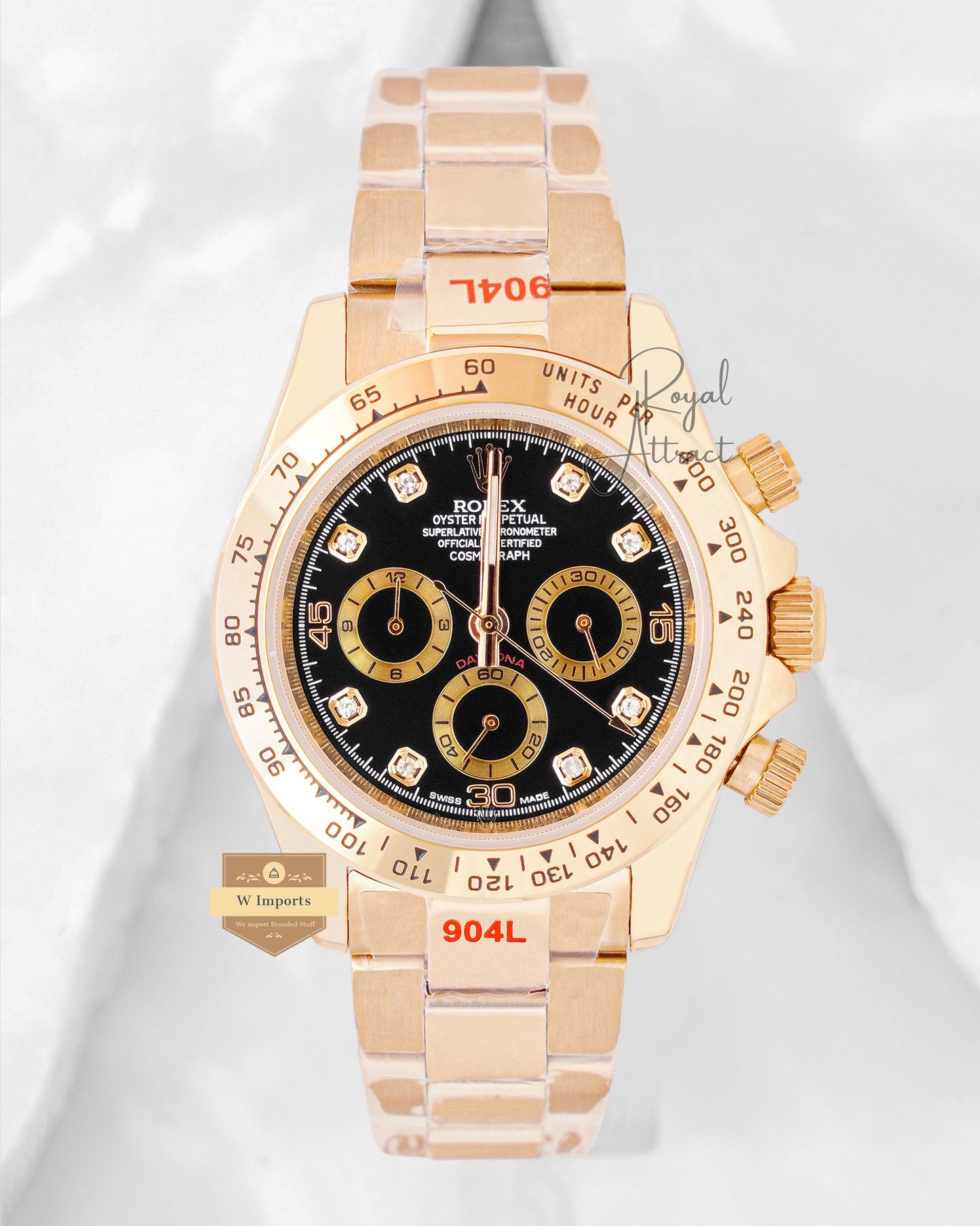Latest Collection Chronograph 40 Yellow Gold With Black Dial V3 Factory