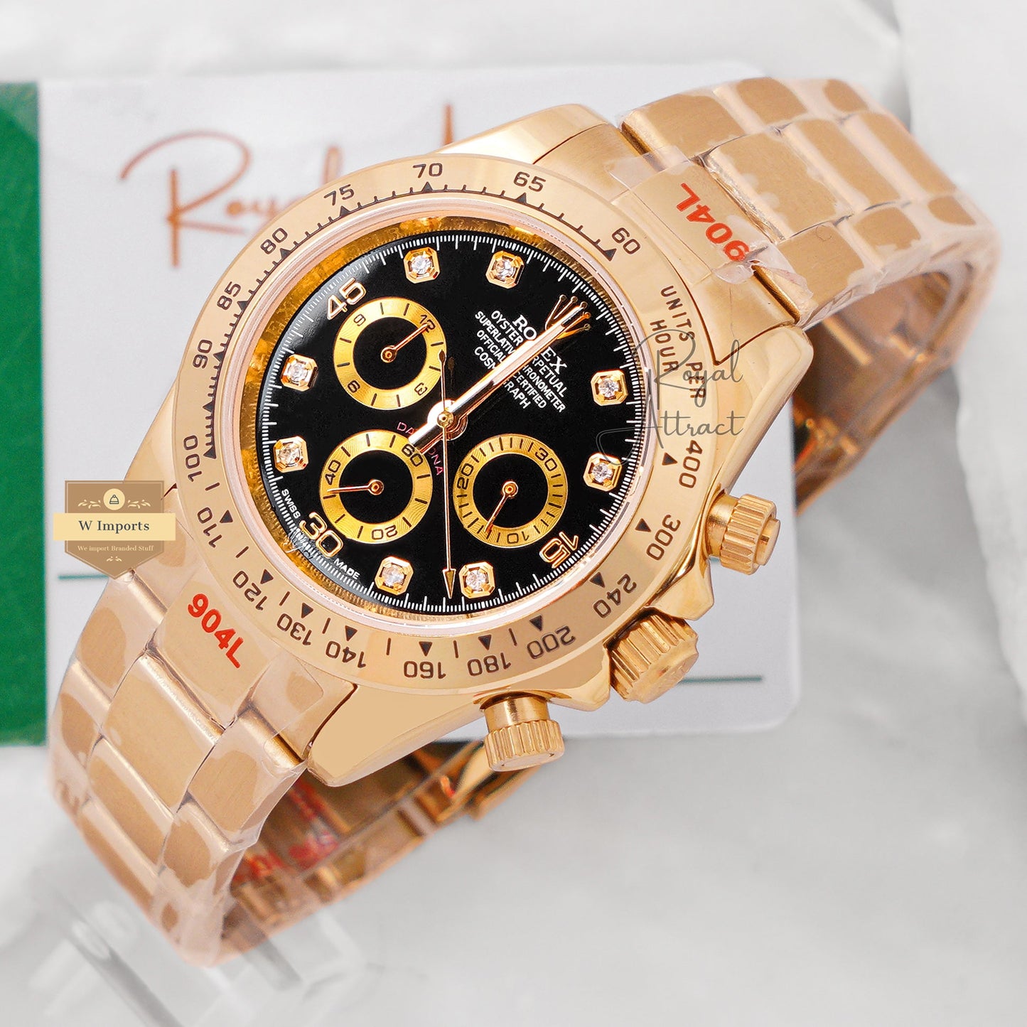 Latest Collection Chronograph 40 Yellow Gold With Black Dial V3 Factory