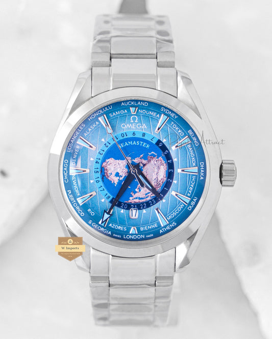 Latest Collection Silver With Blue Dial Chain Watch