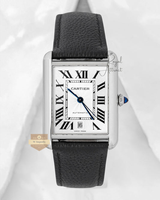 Super Premium Collection Date Silver Case With White Dial Automatic Watch