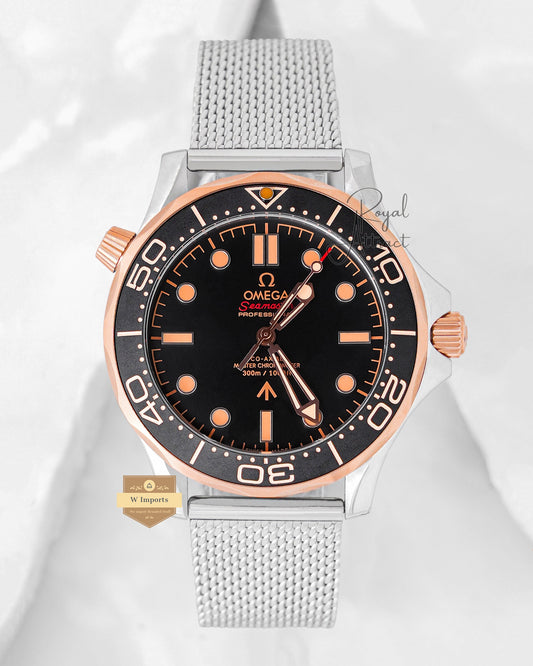Latest Collection Silver With Black Dial Automatic Watch For Men