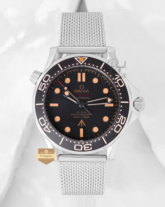 New Collection Silver With Black Dial Automatic Watch