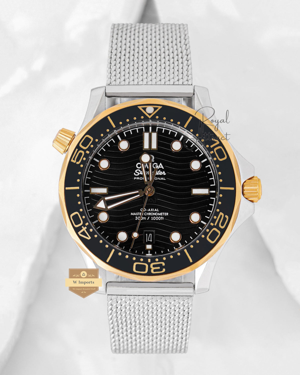 Latest Collection Silver With Black Dial Automatic Watch For Men