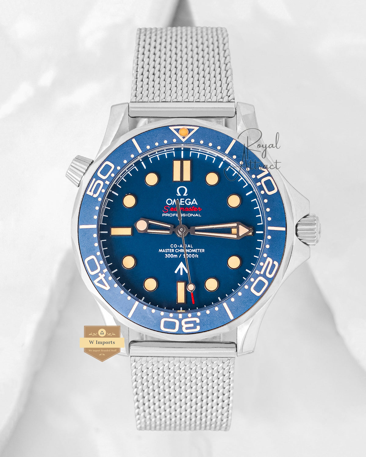 Latest Collection Silver With Blue Dial Automatic Watch For Men
