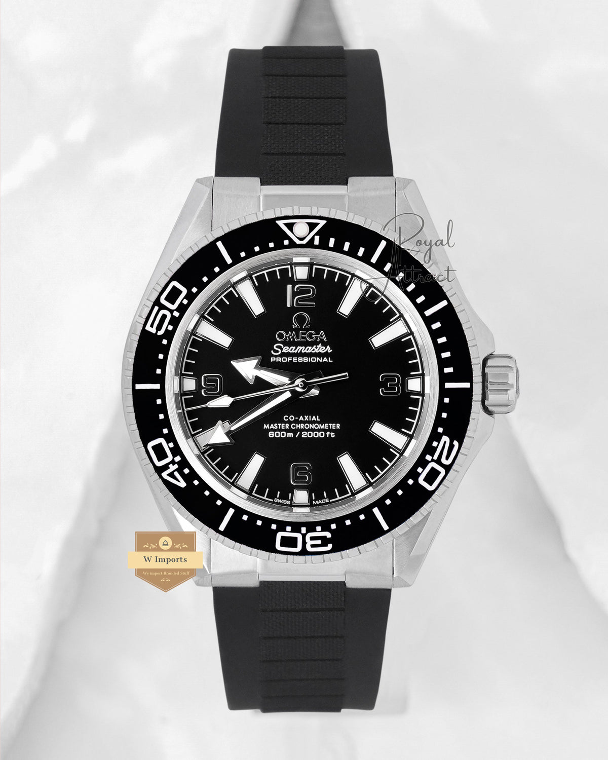 Latest Collection Silver Case With Black Dial And Bezel Automatic Watch