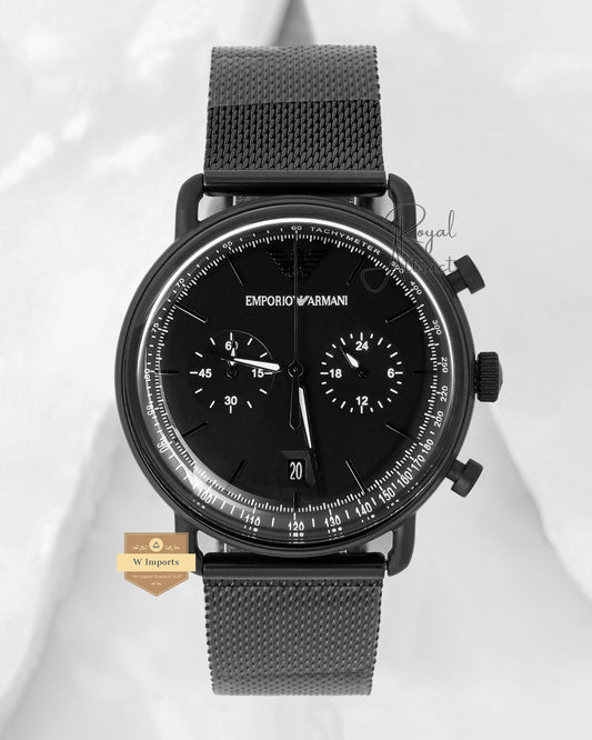 Latest Collection Chronograph All Black Chain Watch For Men
