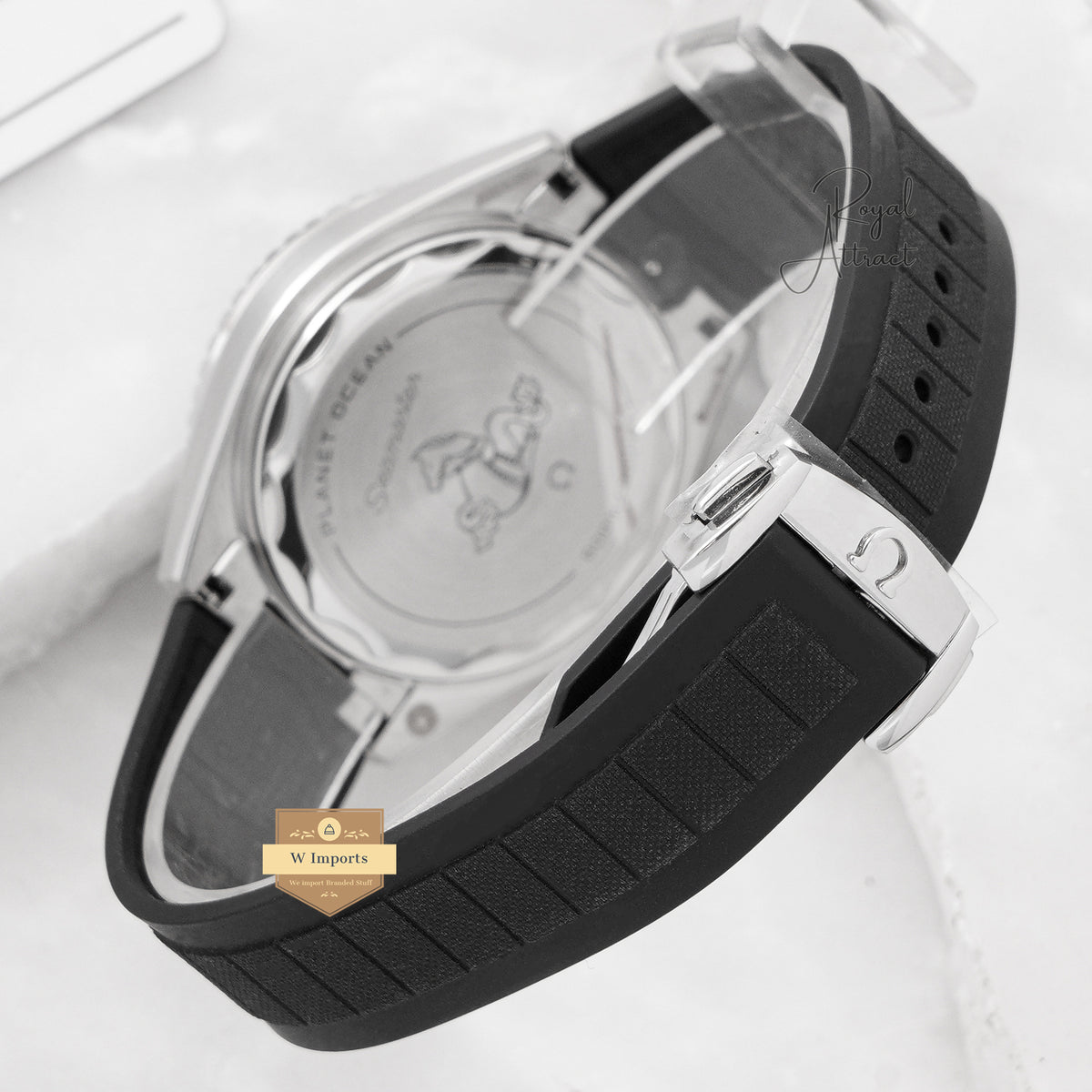 Latest Collection Silver Case With Black And Blue Bezel Automatic Watch
