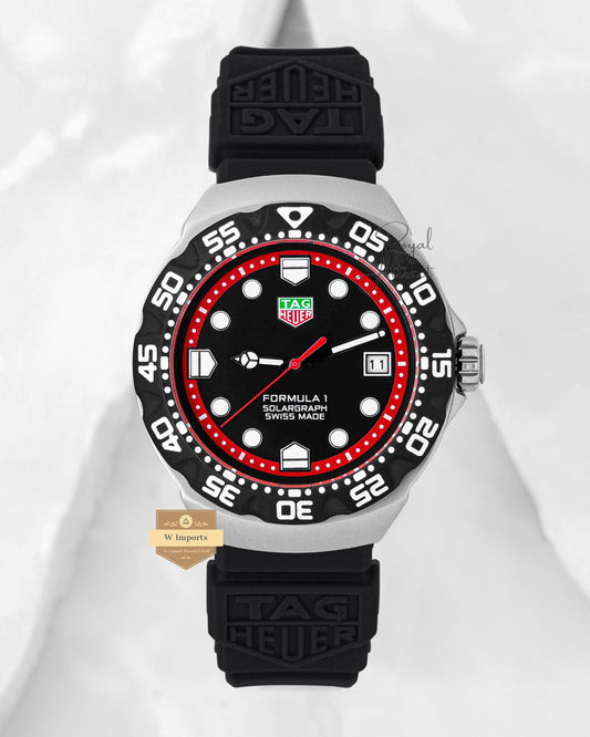 New Collection Silver Matt Case With Black Dial Automatic Watch
