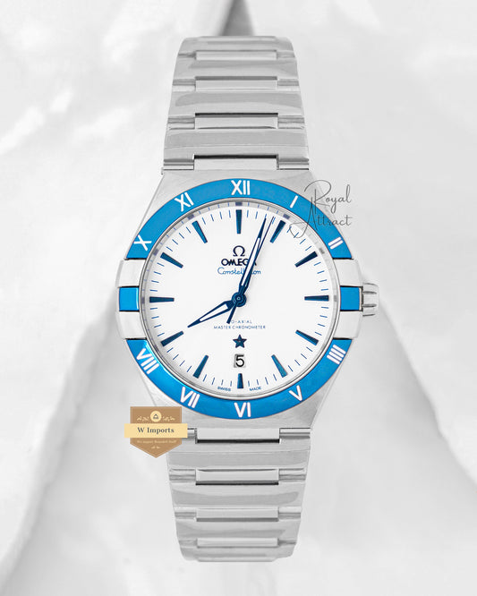 Latest Collection Silver With White Dial 41mm Automatic Watch For Men