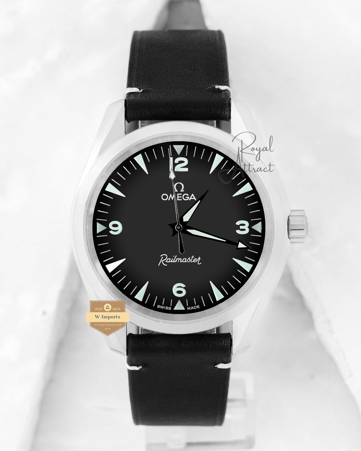 Latest Collection Silver Case With Gray Dial & Rubber Strap
