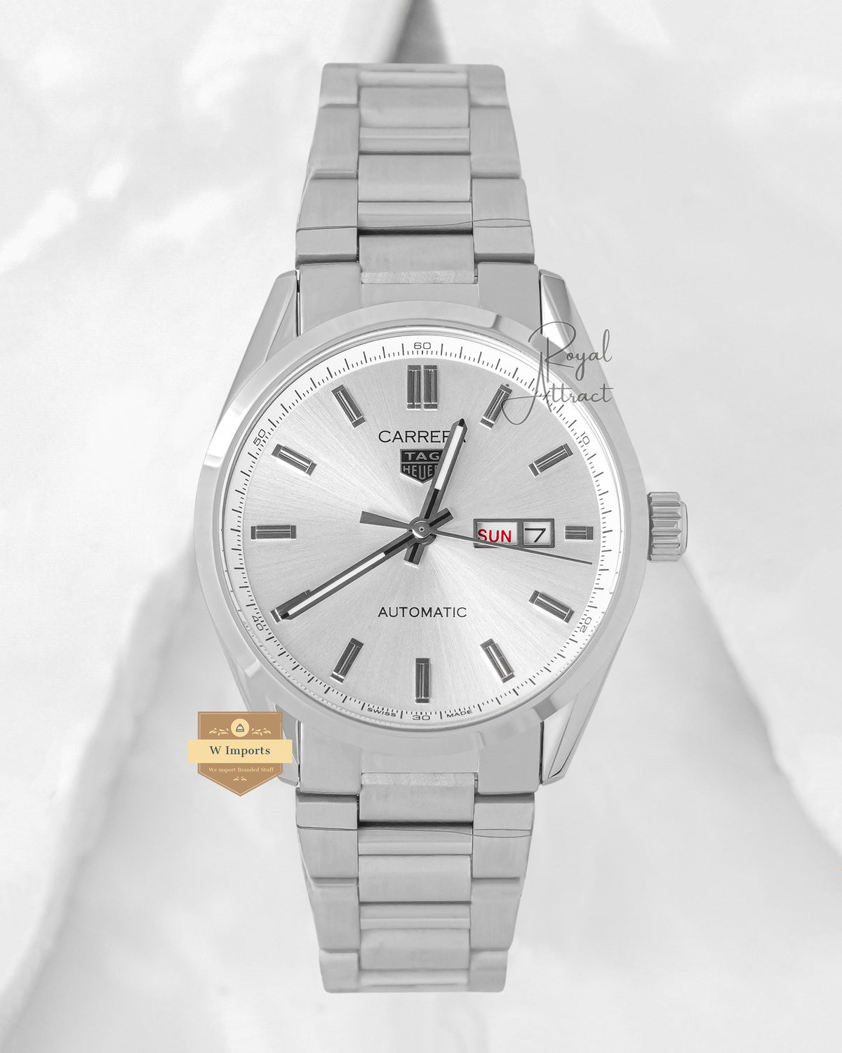 Latest Collection All Silver With Dial Automatic Watch