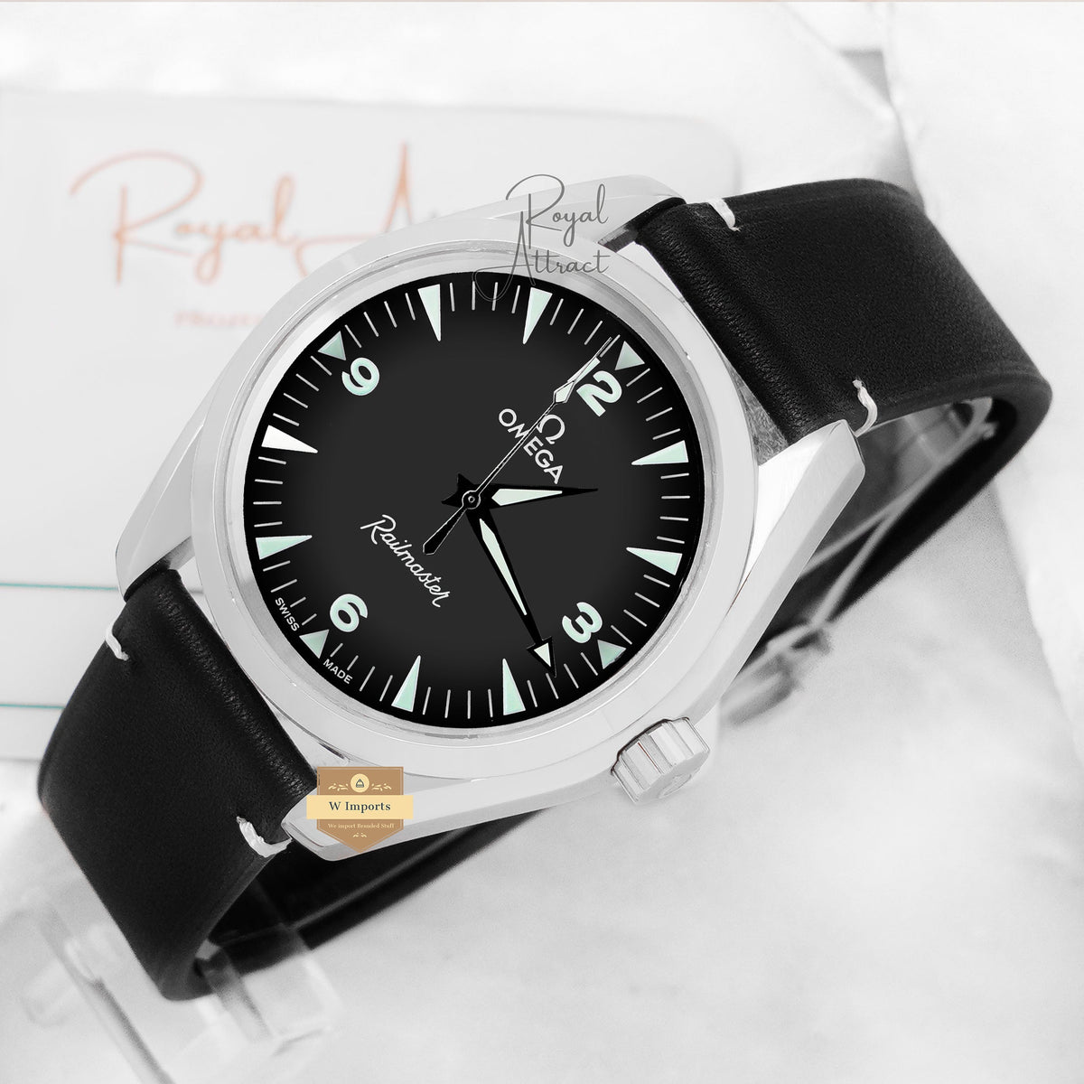 Latest Collection Silver Case With Gray Dial & Rubber Strap