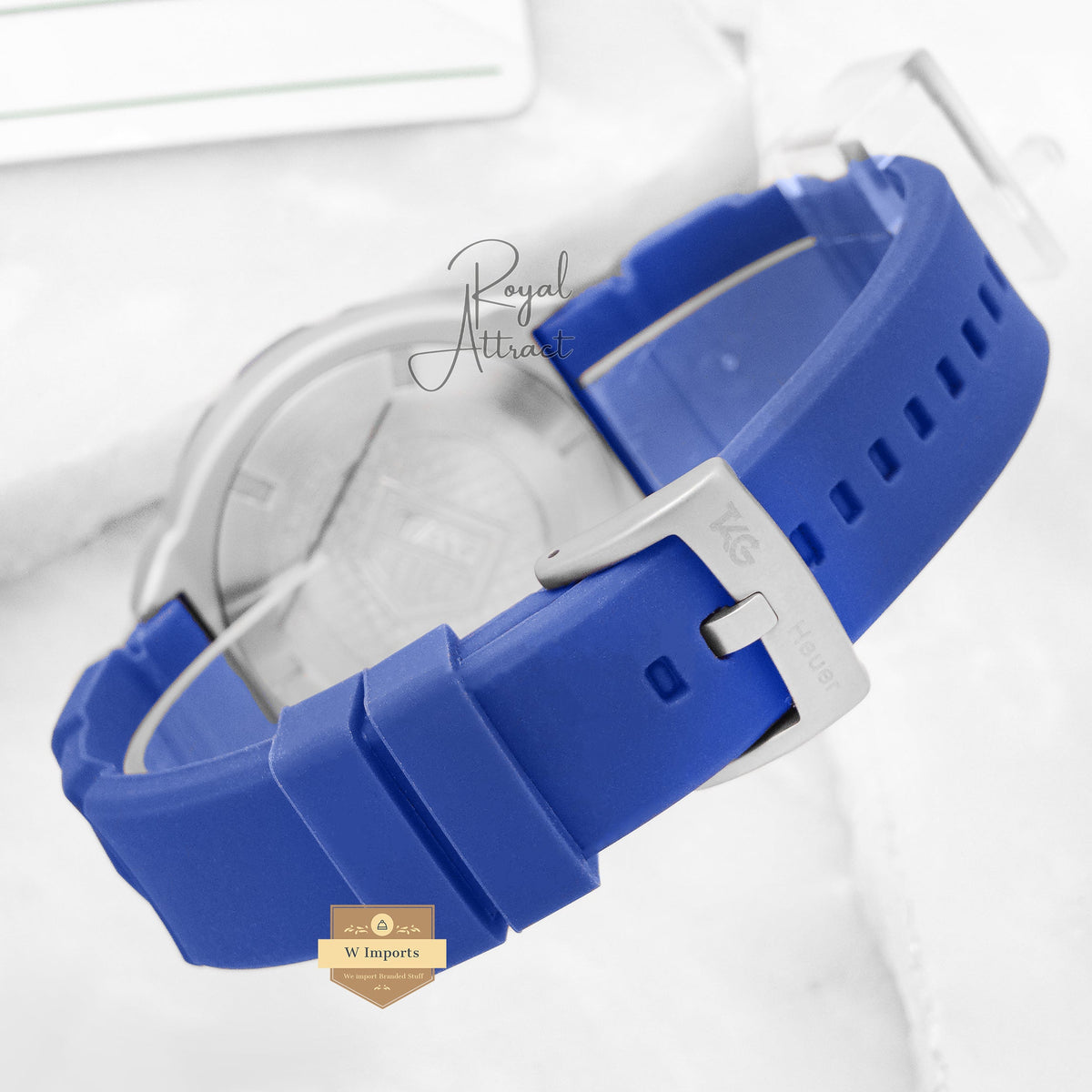 New Collection Silver Matt Case With Blue Dial Automatic Watch