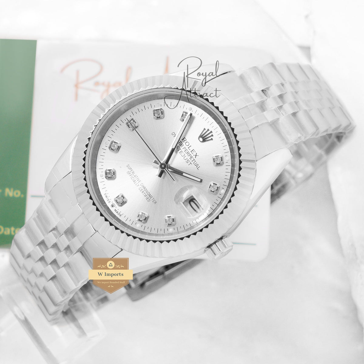 Latest Collection 41 All Silver With Dial Automatic Watch Zr Factory