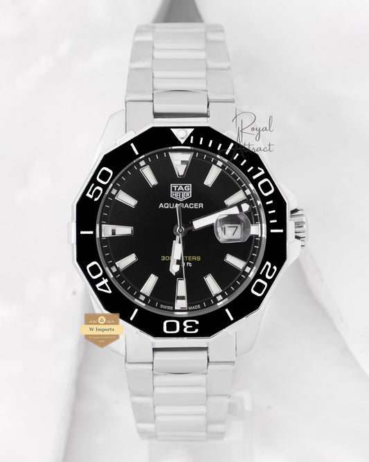 Latest Collection Silver With Black Dial Automatic Watch
