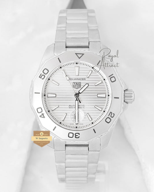 Latest Collection All Silver With Dial Automatic Chain Watch