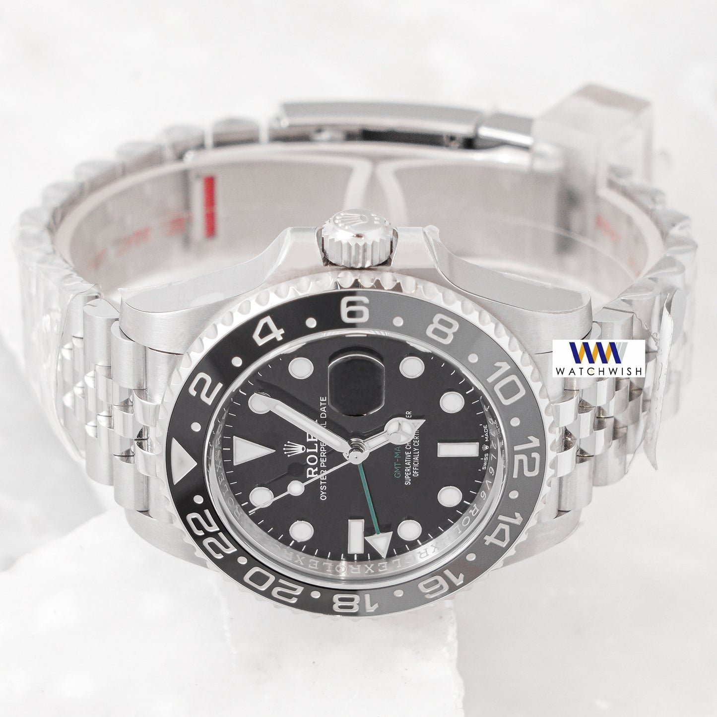 Latest Collection Bruce Wayne Gmt 40 Silver With Black Dial Zr Factory