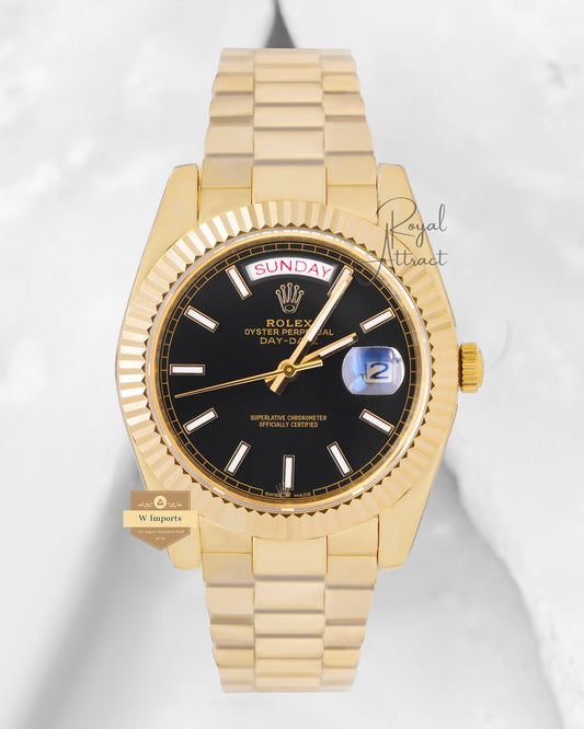 New Collection 40mm Yellow Gold With Black Dial V3 Made