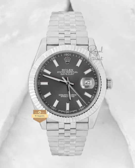 New Collection 40mm Silver With Gray Dial V3 Made