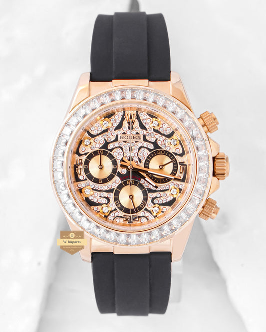 LATEST COLLECTION CHRONOGRAPH 40 YELLOW GOLD CASE WITH STONE BEZEL & DIAL ZR FACTORY