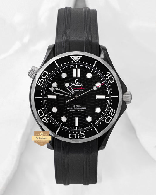 Latest Collection All Black Dial & Rubber Strap For Men