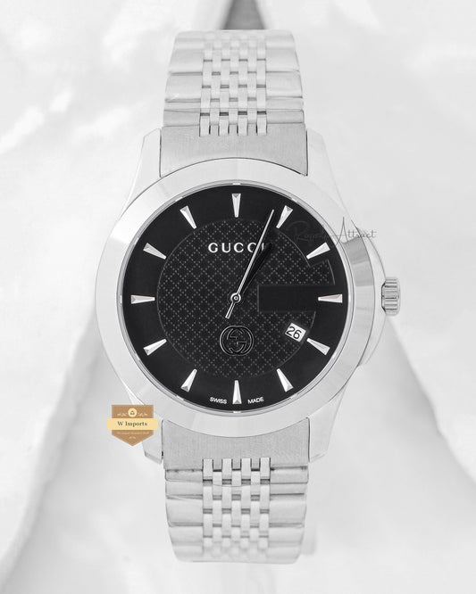 LATEST COLLECTION SILVER WITH BLACK DIAL CHAIN WATCH