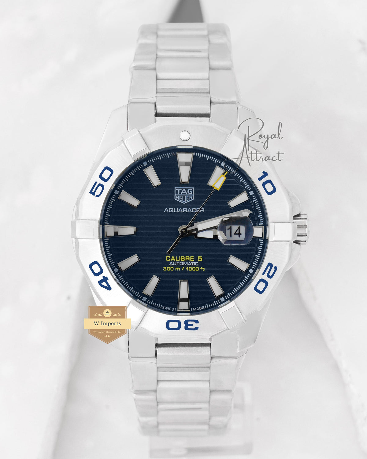 Latest Collection Silver With Blue Dial Automatic Watch For Men