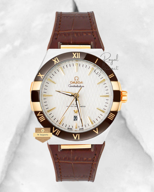 Latest Collection Silver Case With White Dial Automatic Watch