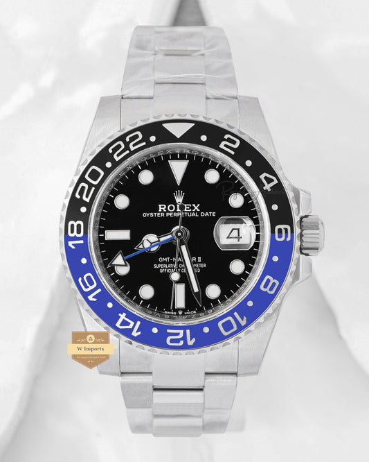Latest Collection Gmt 40 Silver With Black Dial & Bezel Automatic Watch Ew Made