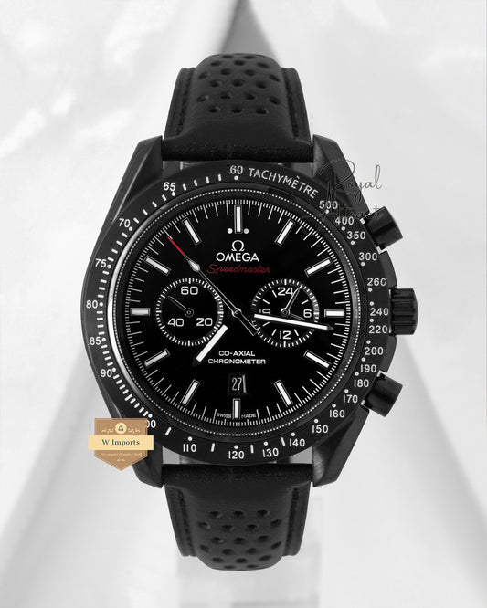 Latest Collection All Black Case With Dial & Hole Leather Strap
