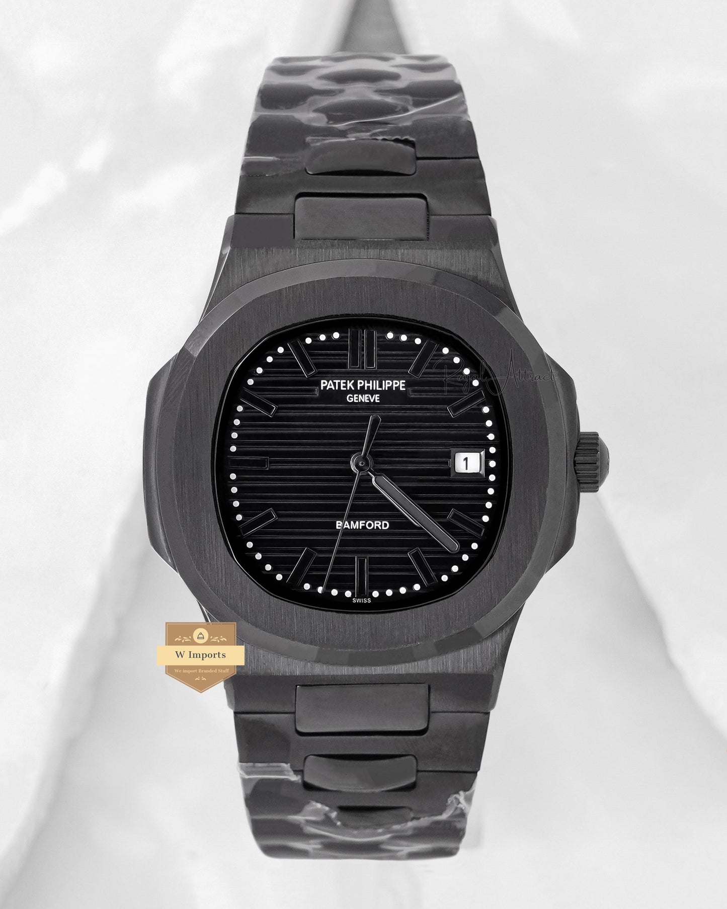 Latest Collection All Black With Dial Automatic Watch